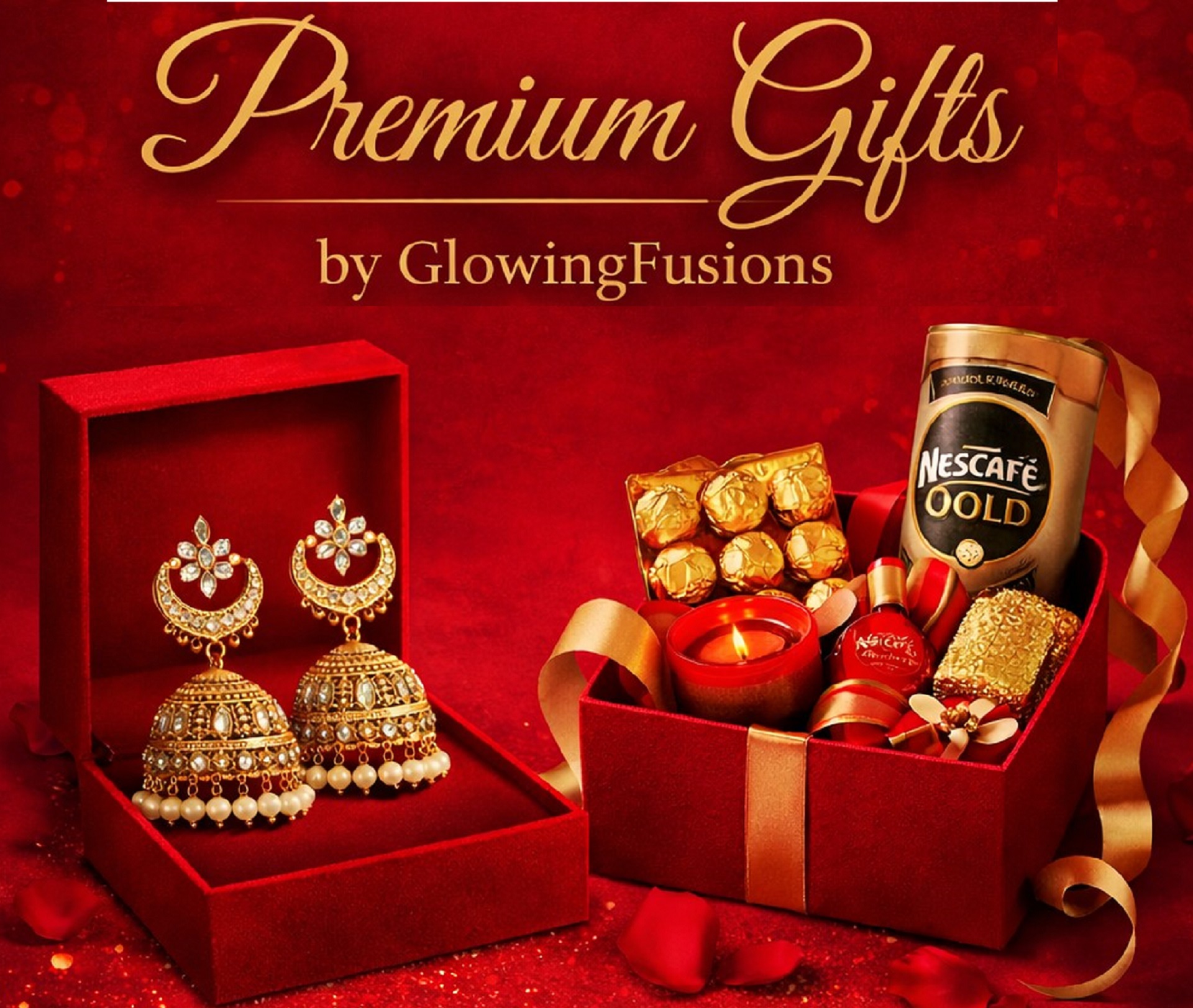 Customize Rakhi gifts under ₹500 with GlowingFusions. Shop affordable jewelry, personalized hampers, and unique gift combos for brothers and sisters across India.