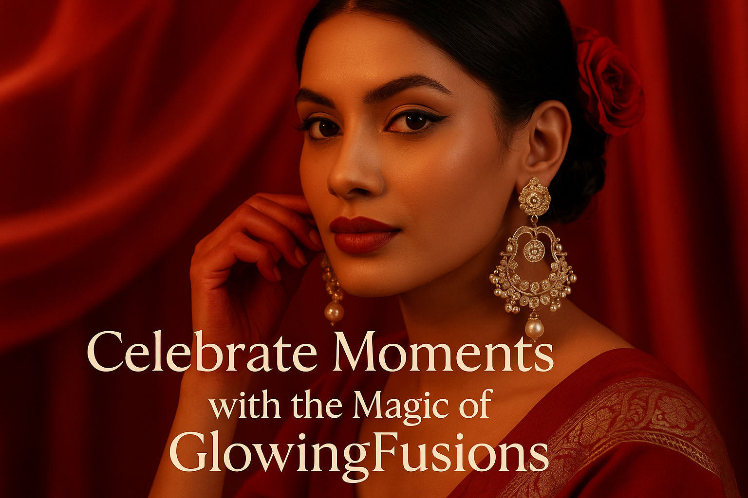 Fourth hero slideshow image featuring GlowingFusions’ latest earrings and gift collections, crafted to elevate style and perfect for special gifting.