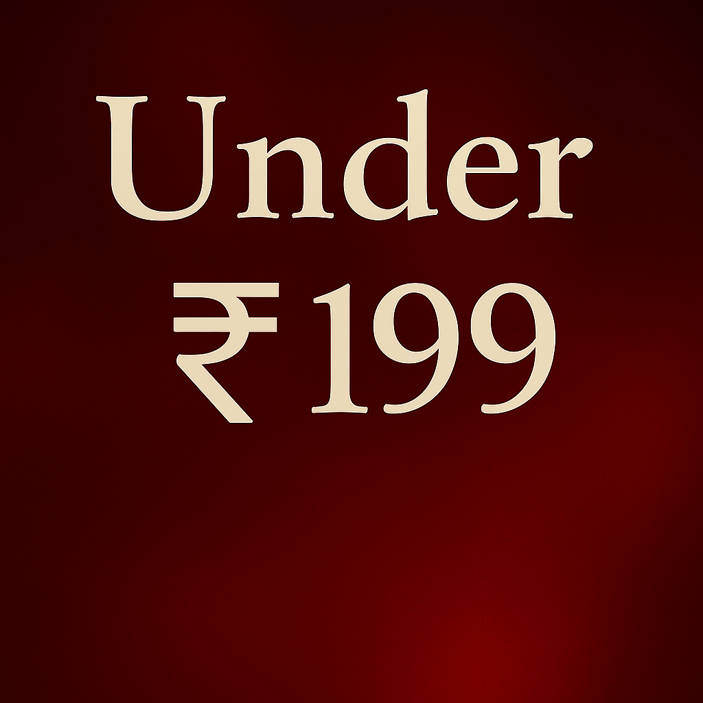 Grid image featuring trendy earrings and gifting items under ₹199 from GlowingFusions, combining style and affordability.