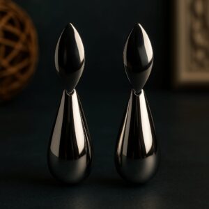 Elegant glossy teardrop earrings – Glowingfusions | Glowing fusions | Glowing fusion | Glowingfusion affordable jewelry.